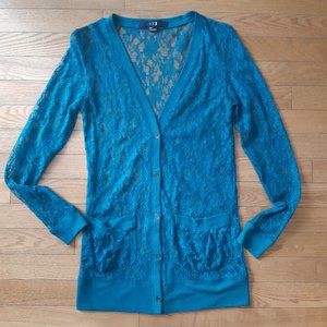 XXI Brand Size Small Lace Floral Cardigan